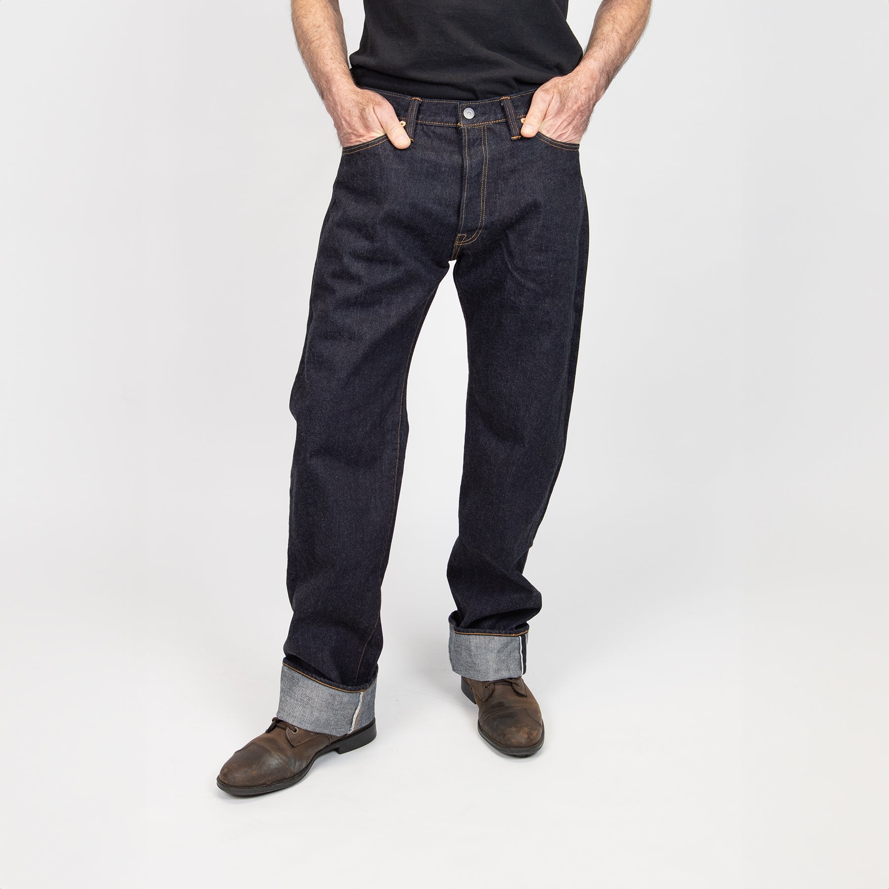 Flat Head FN 3005 Straight Jeans 14.5oz (one wash) – Rockerfella