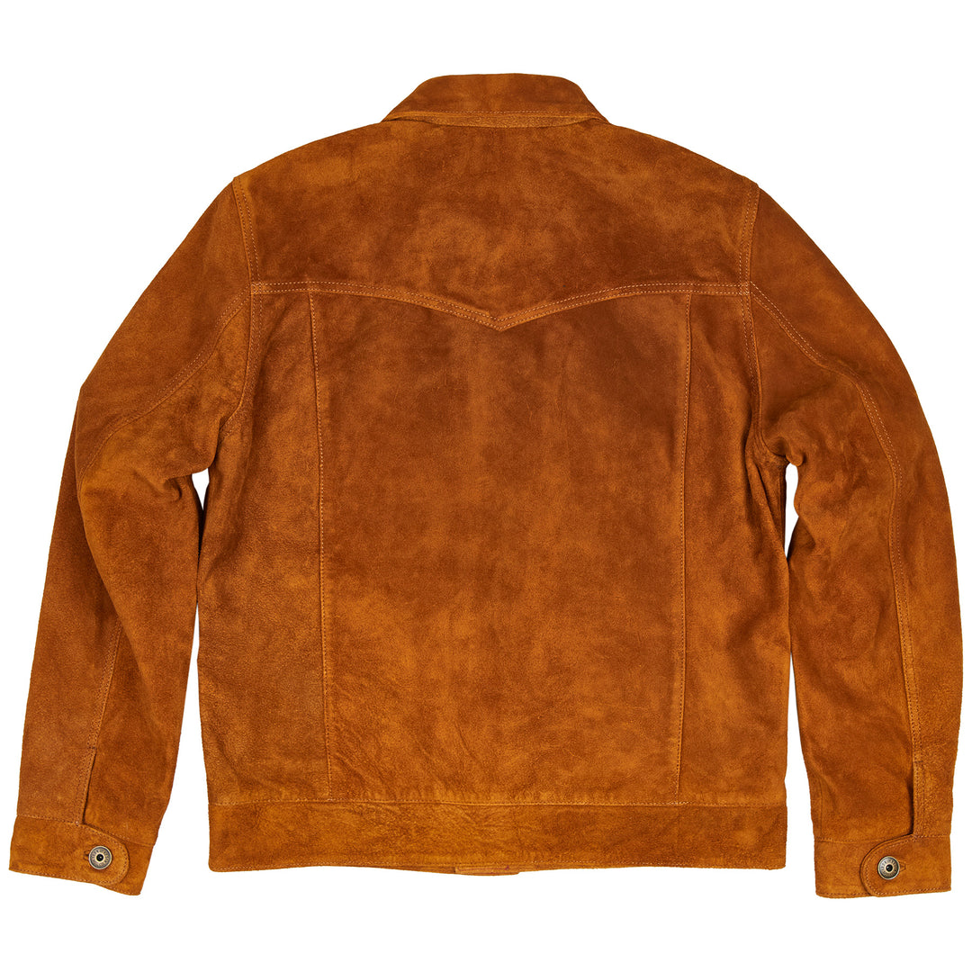 Iron and Resin Buffalo Suede Jacket Cognac