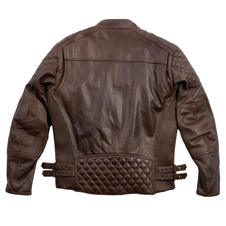 Kingpin Leather Jacket Brown