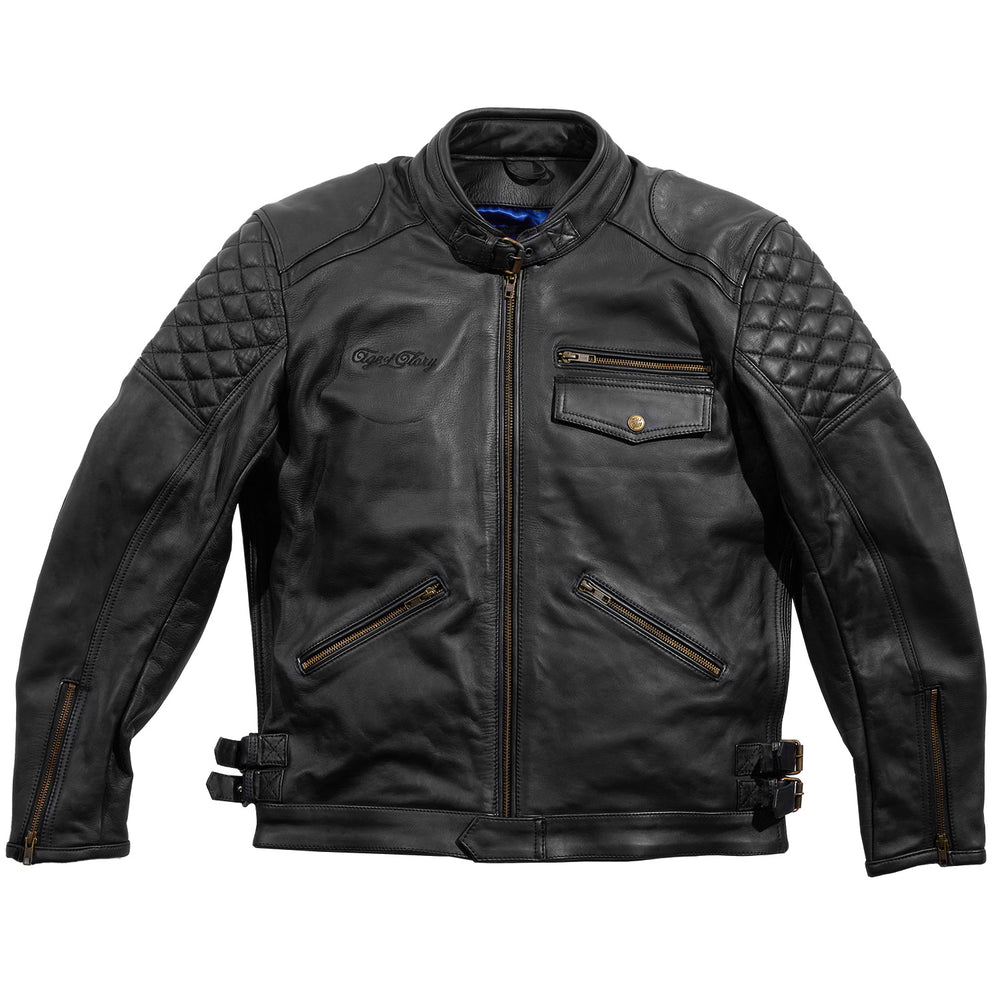 Kingpin Leather Jacket Black von Age of Glory