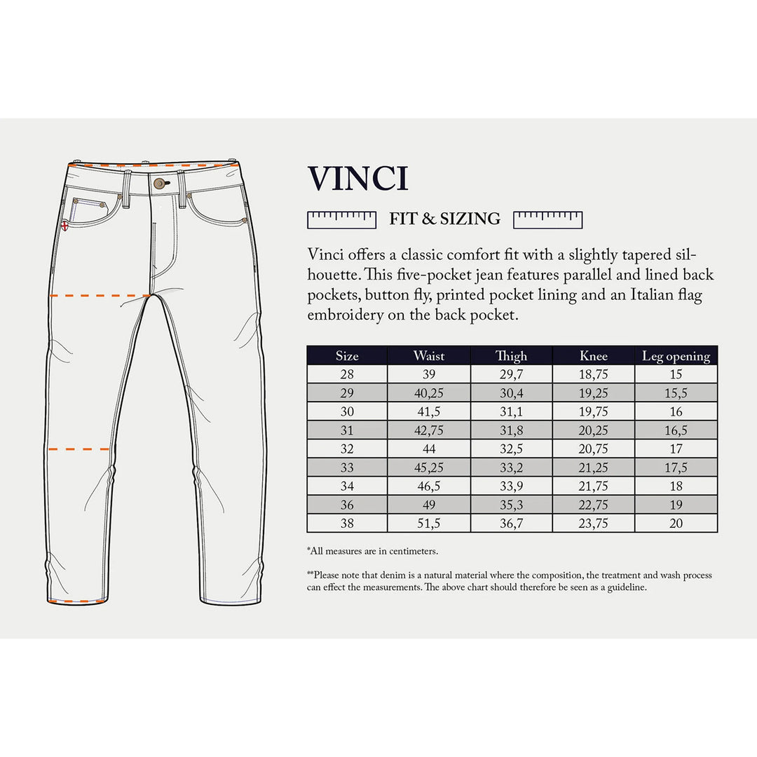 Blue de Genes Jeans Vinci Pala Dark Blue