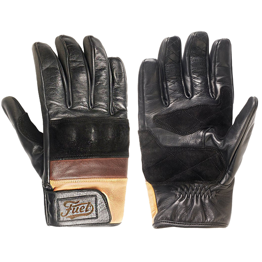 fuel rodeo handschuhe Fuel Lederhandschuhe Triple Crown. Motorrad Lederhandschuhe – Rockerfella