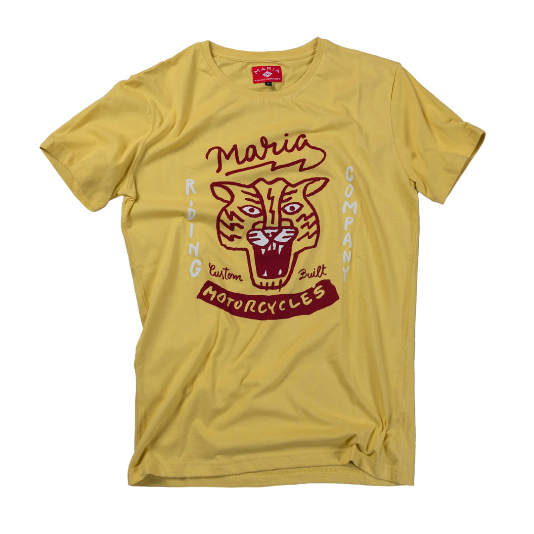 T-Shirt Mad Tiger Yellow von Maria Riding Company