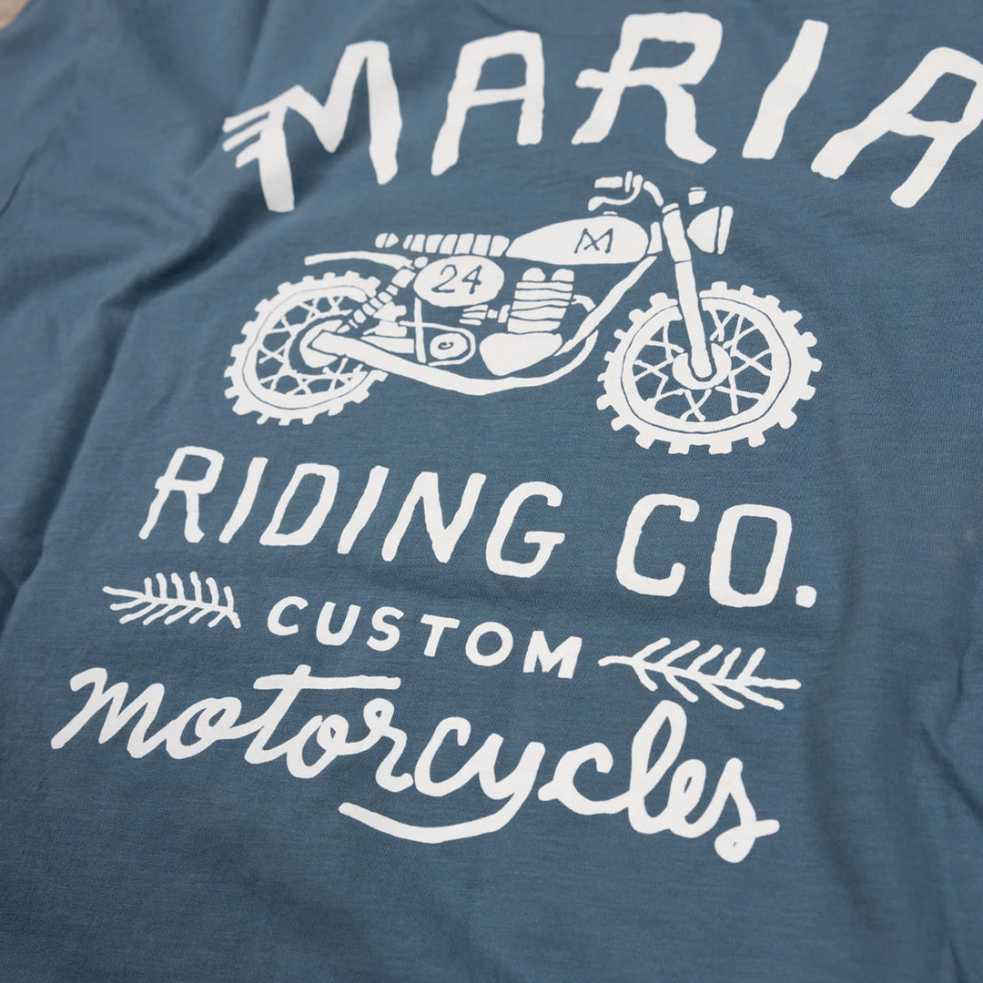 Maria Riding Parallel Twin Blue T-Shirt