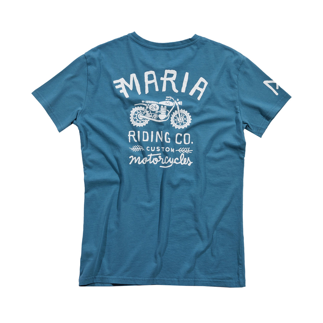 Maria Riding Parallel Twin Blue T-Shirt