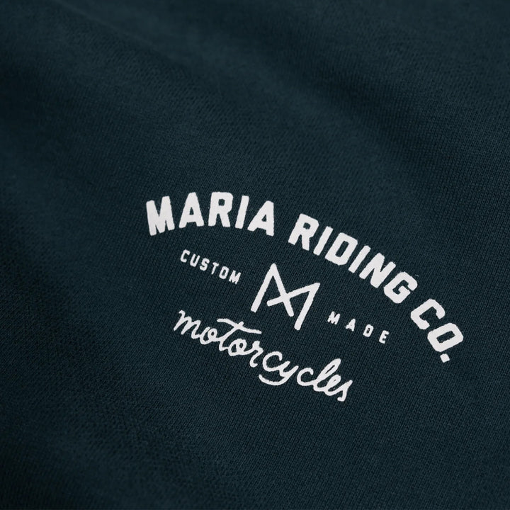 Maria Riding Petrol Blue Spades Sweatshirt