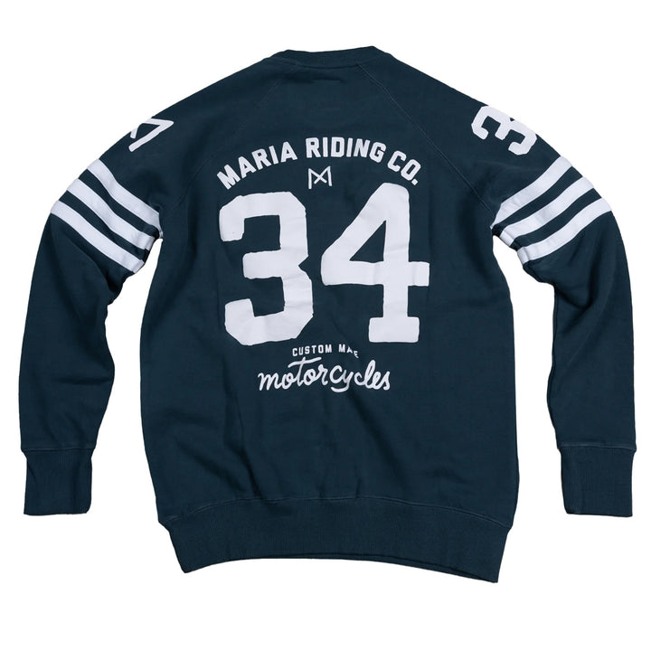 Maria Riding Petrol Blue Spades Sweatshirt