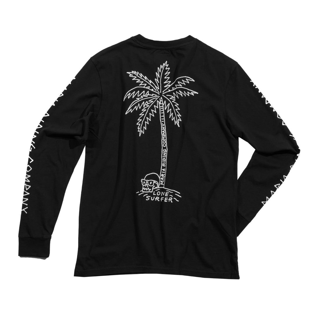 Lone Surfer Long Sleeve Sweatshirt