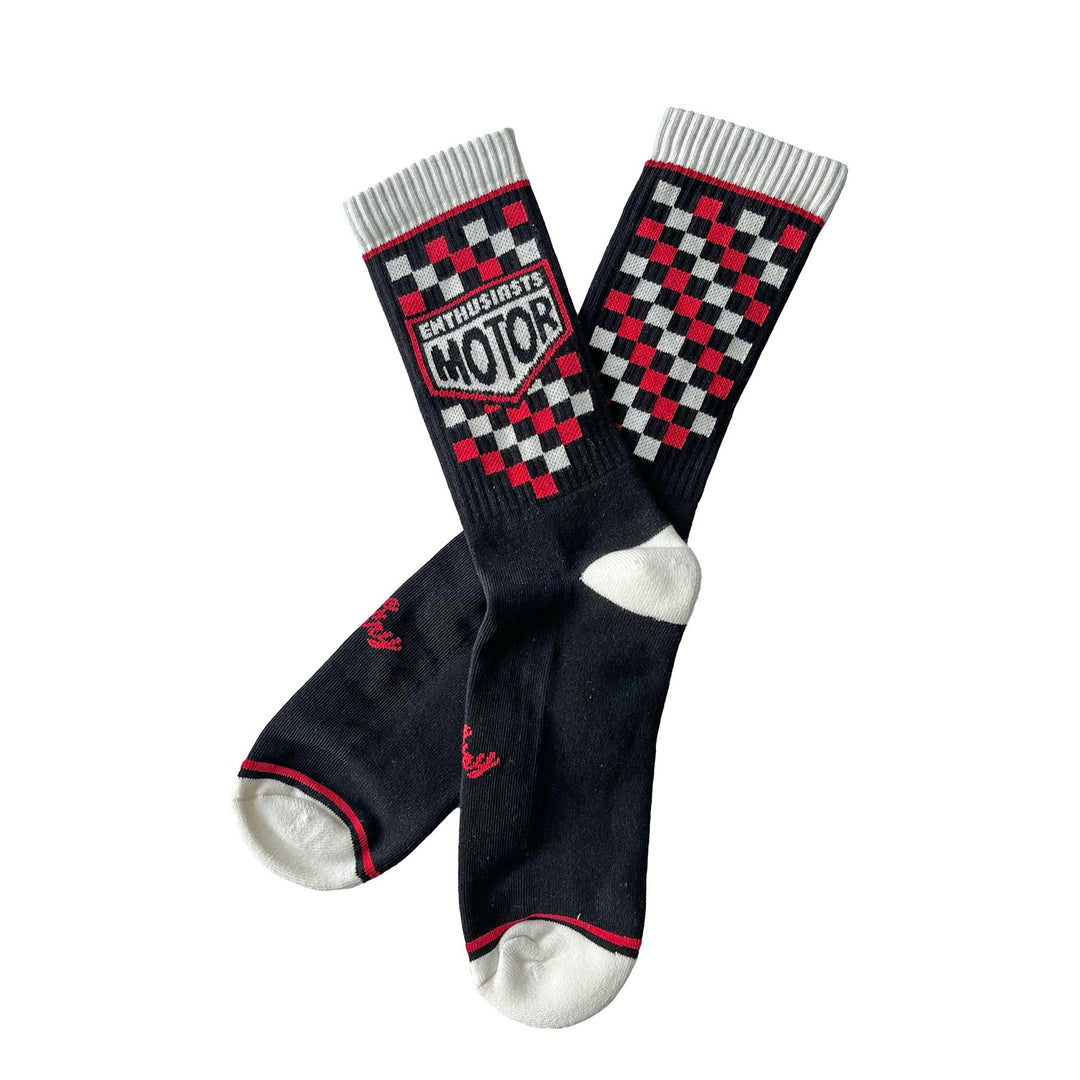 Die Enthusiasts Socks Black Red Off-Whitey von Age of Glory.