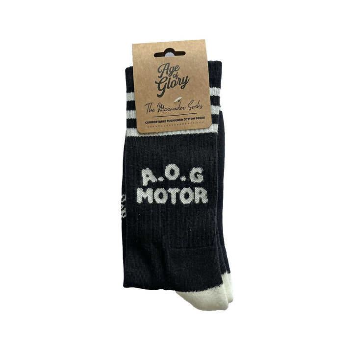 Age of Glory Marauder Socks Black Off-White