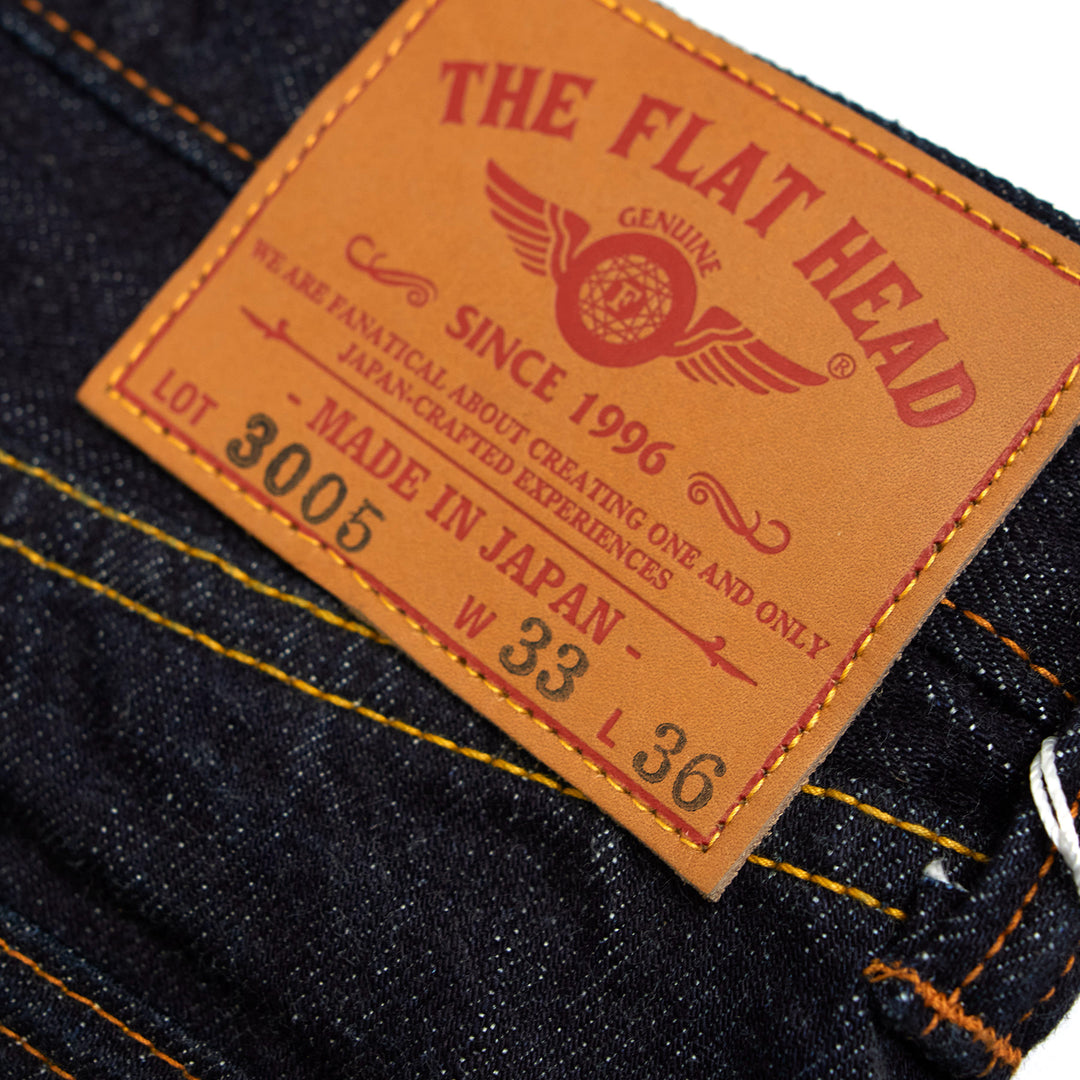 Flat Head FN 3005 Straight Jeans 14.5oz (one wash)