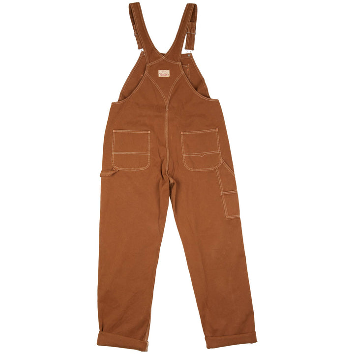 Hens Teeth Canvas Bib Overall Duck Brown