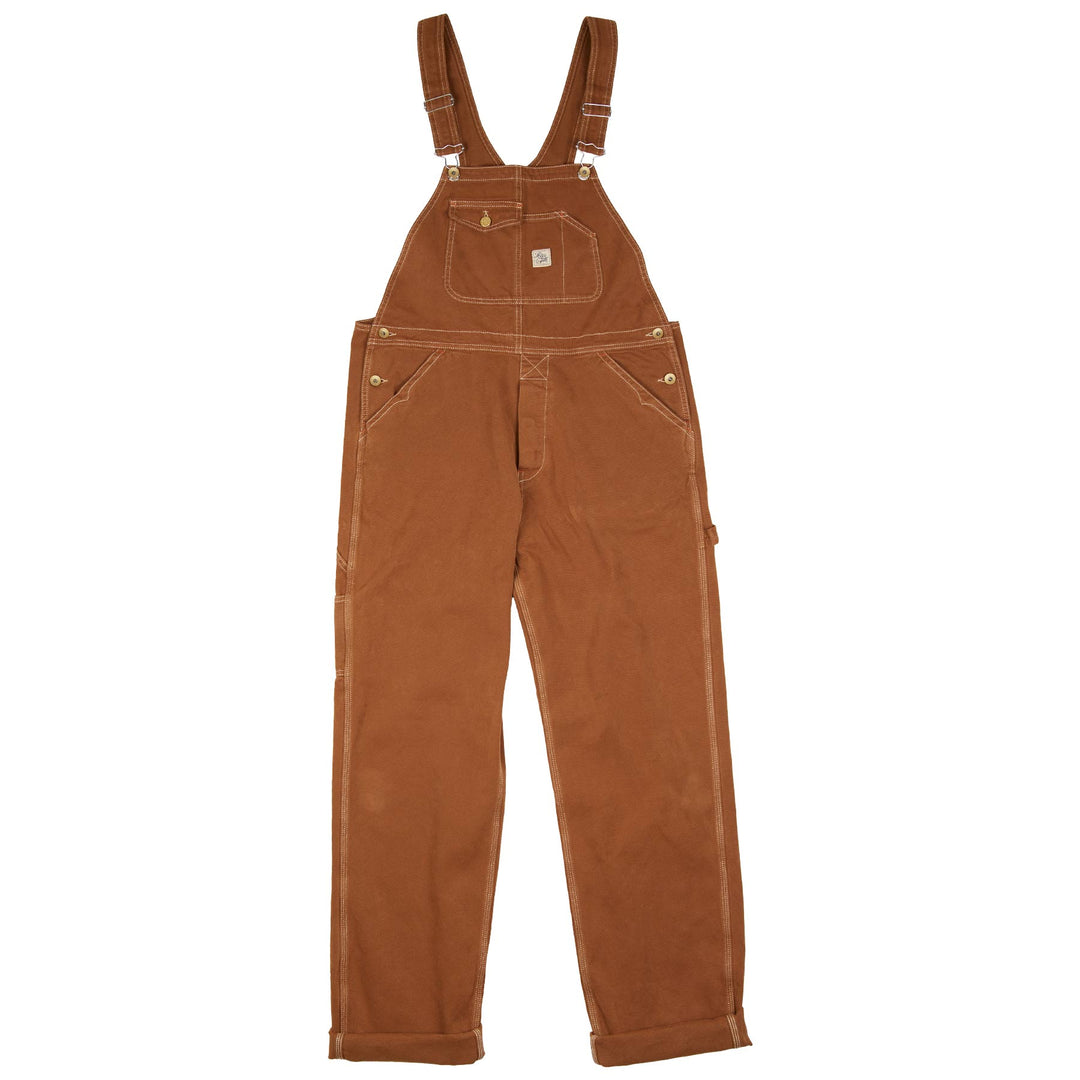 Hens Teeth Canvas Bib Overall Duck Brown