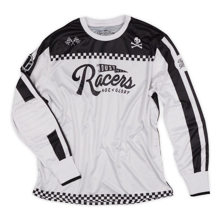 Age of Glory Racers Mesh Jersey - White Black