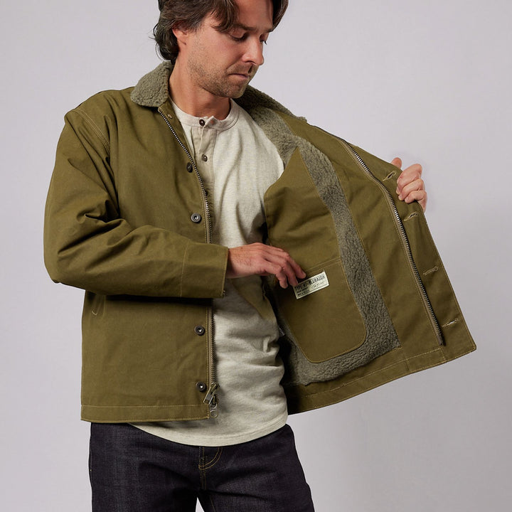 Tellason Blubaugh N1 Deck Jacket Olive