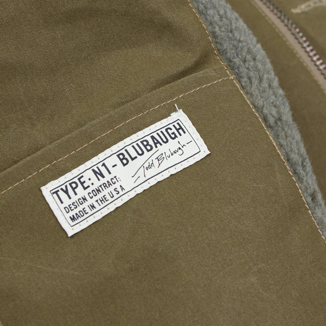 Tellason Blubaugh N1 Deck Jacket Olive