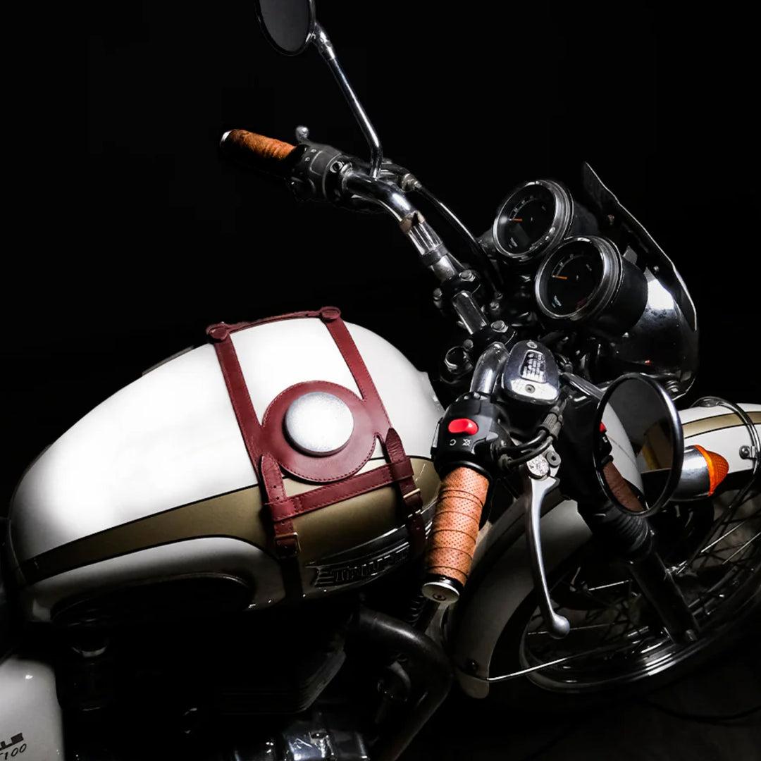lenkerband motorrad Lenkerband von Trip Machine Perforiert Tobacco – Rockerfella