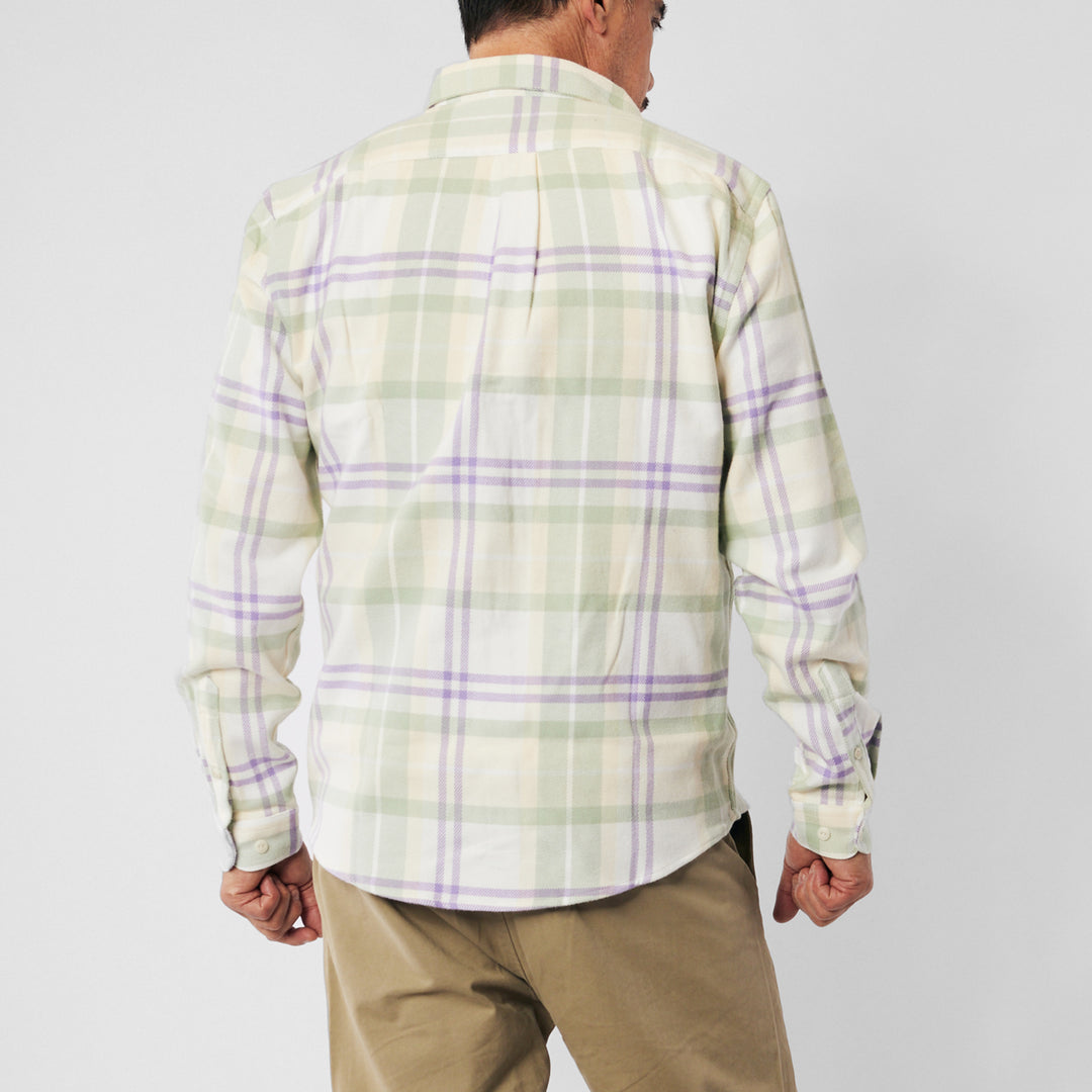 Portuguese Flannel Lavanda Plaid Hemd