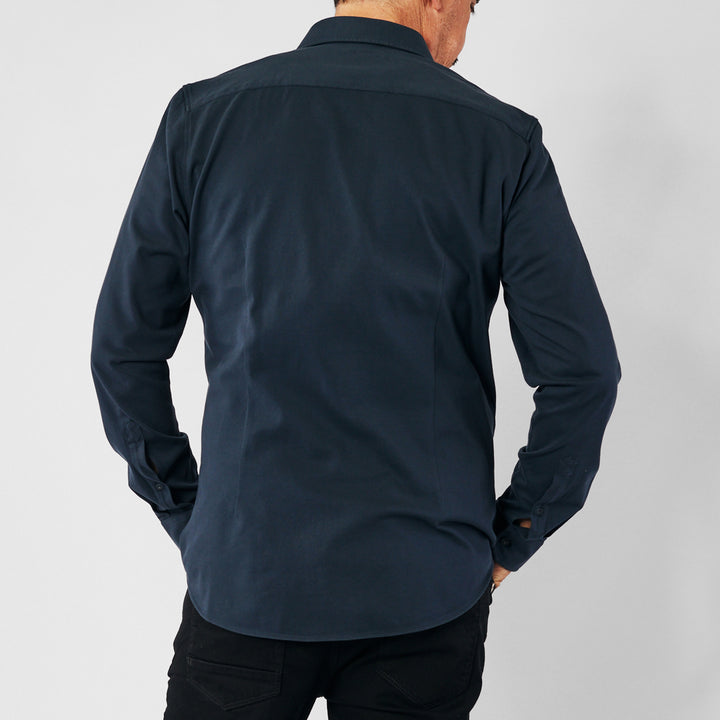 Blue de Genes Luccio Dry Shirt Navy