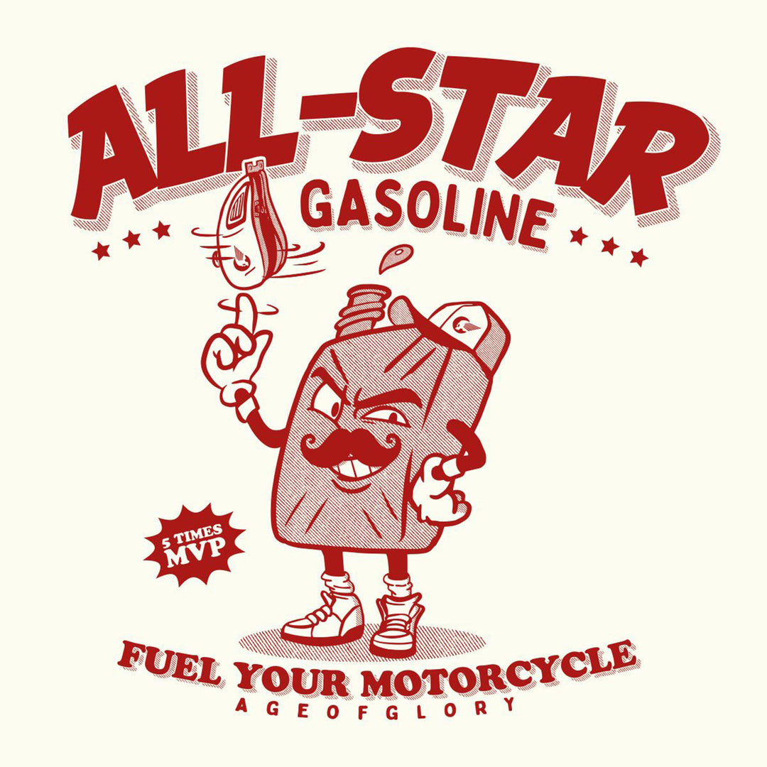 Age of Glory Gasoline Tee Ecru