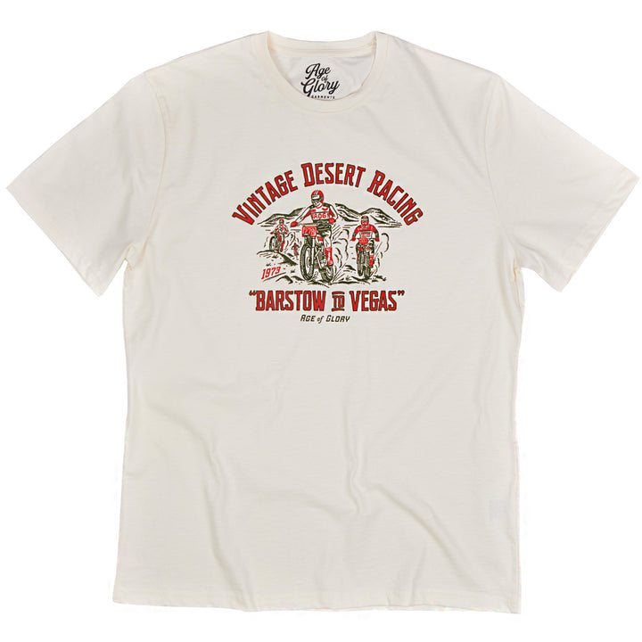 Vintage Racing Tee Ecru von Age of Glory