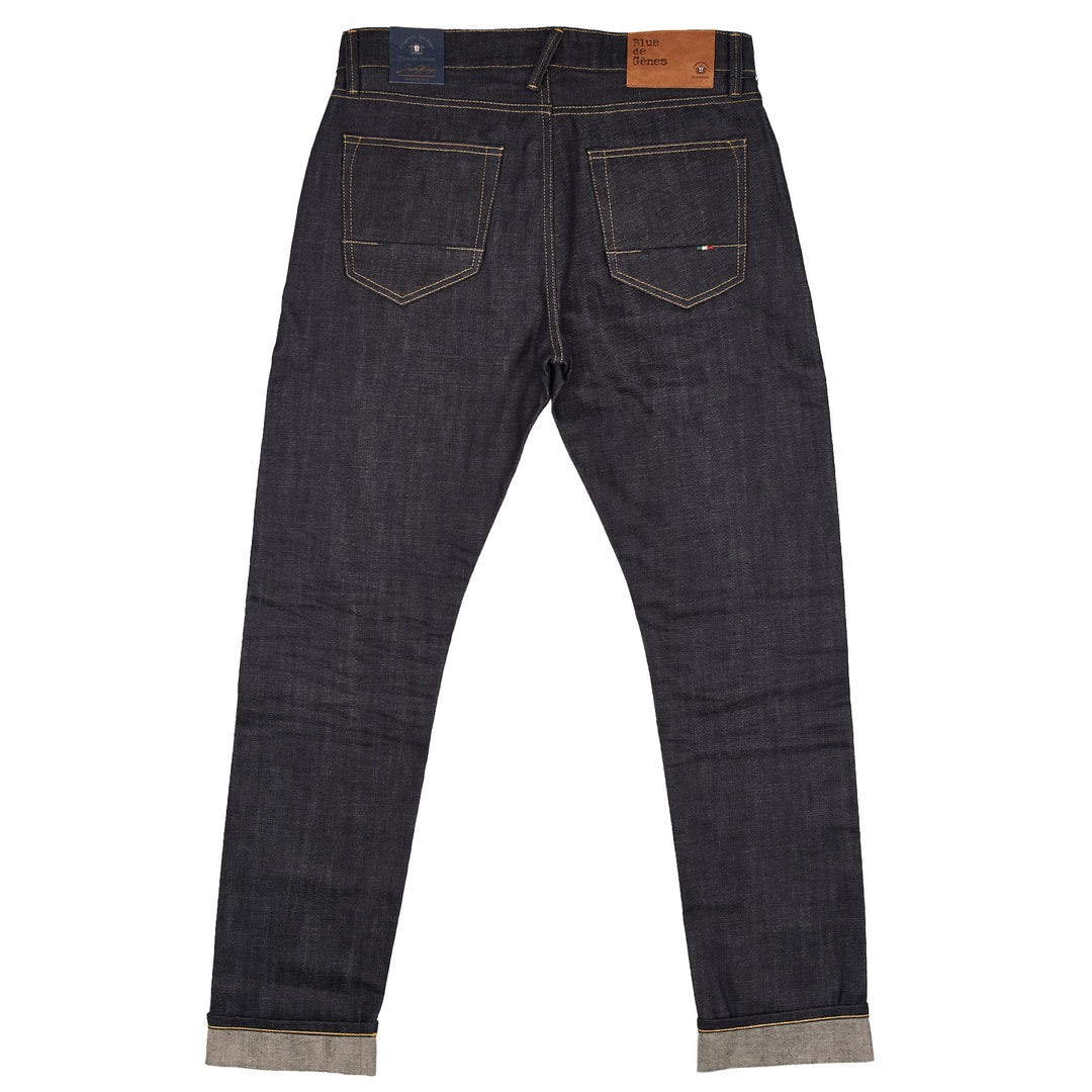 Vinci Stay Selvedge Jeans Blue de Genes