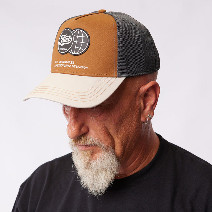 Fuel Logo Brown Cap