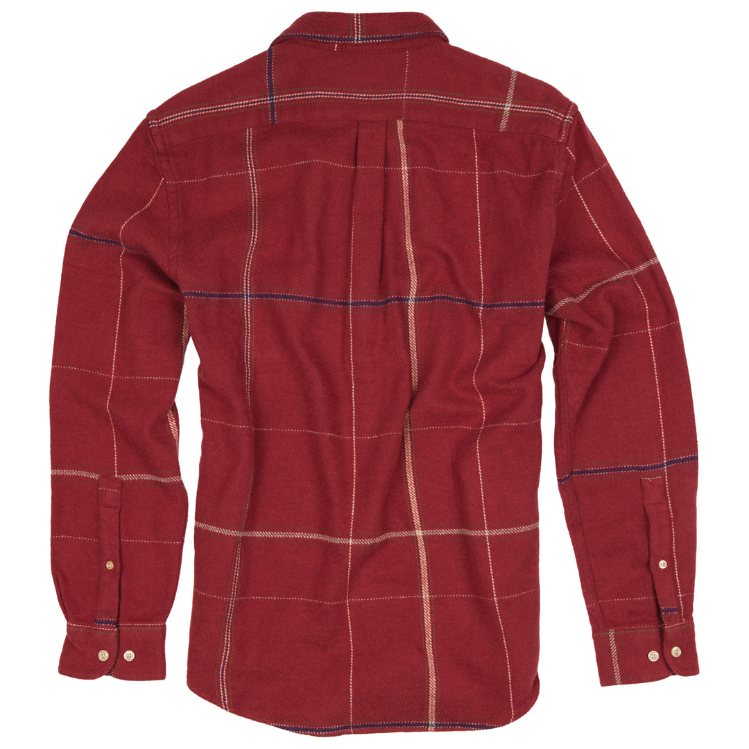 Portuguese Flannel Torso Shirt Bordeaux