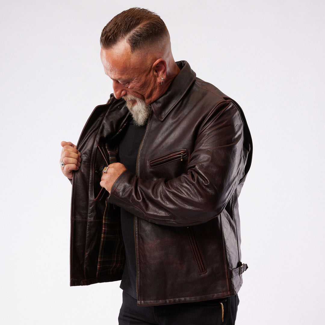 Schott N.Y.C. Waxy Pullup Cowhide Jacket 557