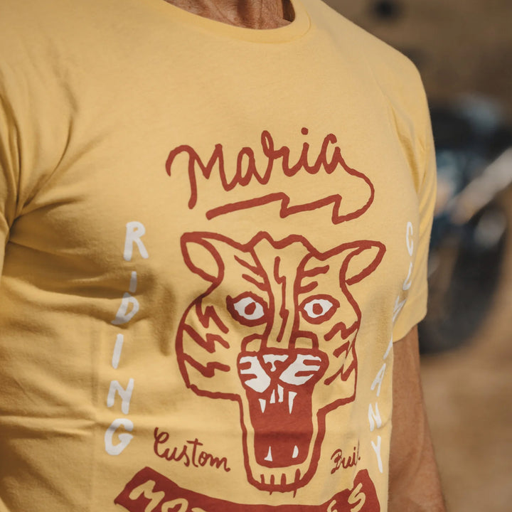 Maria Riding T-Shirt Mad Tiger Yellow